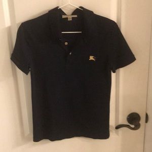 Burberry Navy Blue Polo